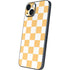 Yellow and White Checkerboard iPhone 14 Plus Skin